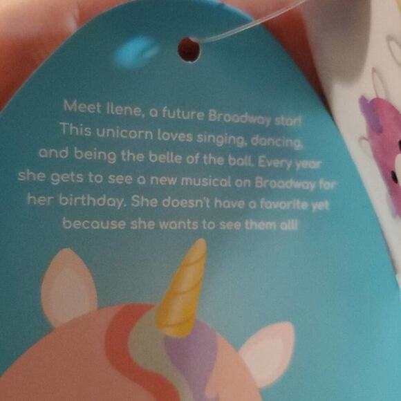 Squishmallows Ilene Pink Unicorn 12" Pillow Soft Plush Stuffed Animal new!!! - Picture 8 of 8